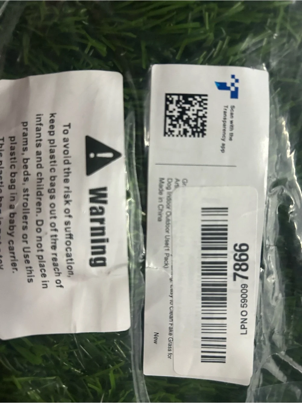 Artificial Grass Turf Mat - Green -
